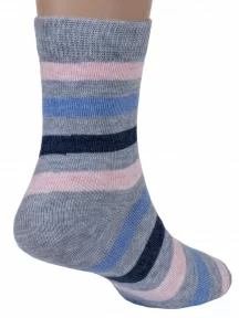 Комплект из 5 пар детских носков RuSocks (Орудьевский трикотаж), 5-Д3-13160, рис. 04, СВЕТЛО-СЕРЫЕ