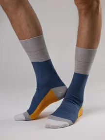 Набор из 3 пар мужских носков MSCLUB №М52, ВИ3-НМ52, СИНИЕ 1