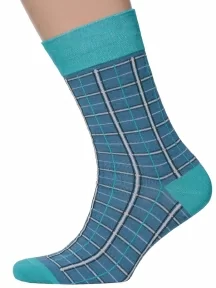 Мужские носки MSCLUB №М30, nm-325, ТЕМНО-БИРЮЗОВЫЕ