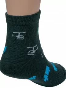 Комплект из 2 пар детских носков Альтаир, 2-А56, ТЕМНО-ЗЕЛЕНЫЕ