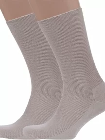 Комплект из 2 пар мужских медицинских носков Dr. Feet (PINGONS), 2-15DF1, БЕЖЕВЫЕ