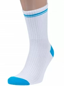 Мужские носки "Носкофф" (АЛСУ), НМ50, рис. 2884, БИРЮЗОВЫЕ