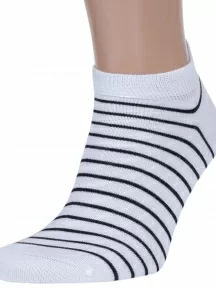 Мужские короткие спортивные носки ХОХ, SPM-177, БЕЛО-ЧЕРНЫЕ