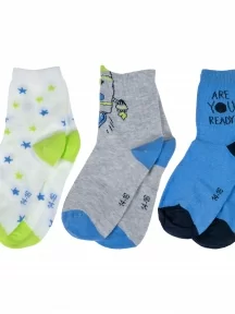 Комплект из 3 пар детских носков RuSocks (Орудьевский трикотаж), Д3-130152М, микс