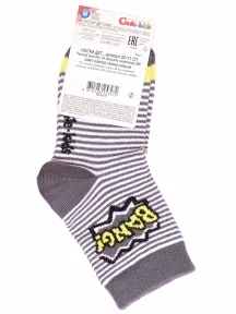 Детские носки Conte kids, 5С-11СП, рис. 296, ТЕМНО-СЕРЫЕ