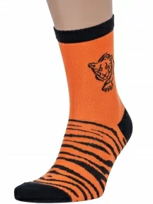Мужские носки "Борисоглебский трикотаж", 4С1022, ОРАНЖЕВЫЕ