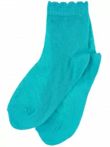 Детские носки из 100% хлопка LORENZline, Л56Д, БИРЮЗОВЫЕ