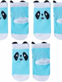 Комплект из 3 пар детских носков НАШЕ Смоленской чулочной фабрики, 3-222С3, рис. 61, ГОЛУБЫЕ №4