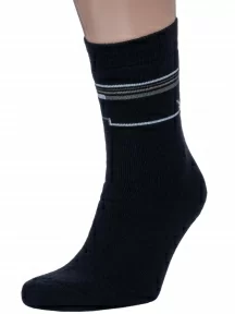 Мужские махровые носки "НАШЕ" Смоленской чулочной фабрики, 531С1, рис. 1, ЧЕРНЫЕ №1