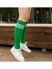 Гольфы unisex St. Friday Socks, 431-9, "Полосатая классика", ЗЕЛЕНЫЕ