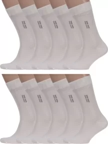 Комплект из 10 пар мужских бамбуковых носков ХОХ, 10-X-1111, БЕЖЕВЫЕ