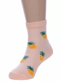 Детские носки "Борисоглебский трикотаж", 8С3000/5, ПЕРСИКОВЫЕ