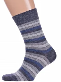 Мужские носки Брестские (БЧК), 15с2125, рис. 508, СЕРО-ДЖИНСОВЫЕ МЕЛАНЖ