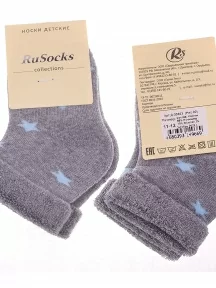 Детские махровые носки RuSocks (Орудьевский трикотаж), Д-33303, СЕРЫЕ