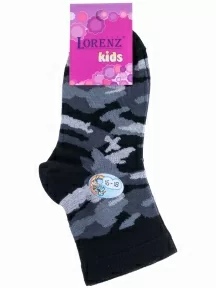 Детские носки LORENZline, Л90, ЧЕРНО-СЕРЫЕ