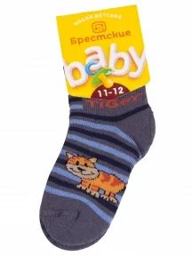 Детские махровые носки Брестские(БЧК), 14С3060, рис. 497, СЕРЫЕ