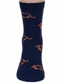 Детские носки RuSocks (Орудьевский трикотаж), Д3-13498, рис. 04, СИНЕ-ОРАНЖЕВЫЕ