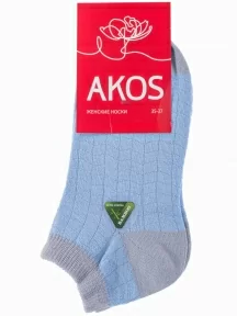 Женские носки Akos, FW42N1, ГОЛУБЫЕ
