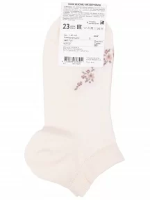 Женские носки Брестские (БЧК), 14с1101, рис. 655, Ш.БЕЛЫЕ