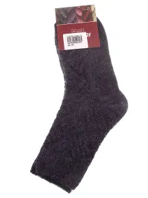 Женские полушерстяные носки RuSocks (Орудьевский трикотаж) ТЕМНО-СИНИЕ (Ж3-38847)