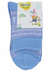 Детские носки "Борисоглебский трикотаж", 8С982, ГОЛУБЫЕ