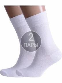 Комплект из 2 пар мужских носков Альтаир, 2-H226, БЕЛЫЕ