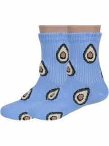 Комплект из 2 пар детских носков Альтаир, 2-А223, ГОЛУБЫЕ