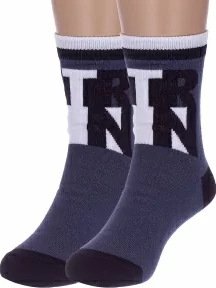 Комплект из 2 пар детских носков Conte kids, 2-5С-11СП, рис. 608, ТЕМНО-СИНИЕ