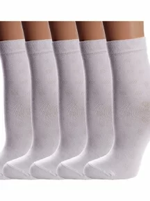 Комплект из 5 пар детских носков Conte kids рис. 609, БЕЛЫЕ (5-13С-9СП)