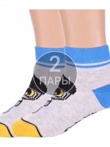 Комплект из 2 пар детских носков Conte kids рис. 465, СВЕТЛО-СЕРЫЕ (2-17С-10СП)