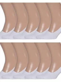 Комплект из 10 пар мужских подследников RuSocks (Орудьевский трикотаж) БЕЛЫЕ (10-М-1220)