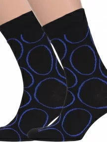 Комплект из 2 пар носков unisex ХОХ FANTASY, 2-XF-9, ЧЕРНЫЕ