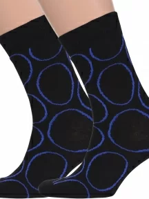 Комплект из 2 пар носков unisex ХОХ FANTASY, 2-XF-9, ЧЕРНЫЕ