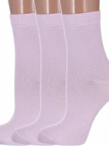 Комплект из 3 пар детских носков Conte kids, 3-5С-11СП, рис. 000, ПЕПЕЛЬНО-РОЗОВЫЕ