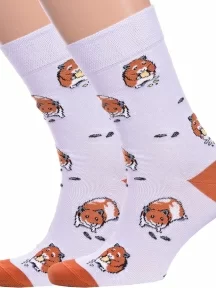 Комплект из 2 пар носков Брестские (БЧК), 2-21С4200, рис. 165, СЕРЕБРИСТЫЕ
