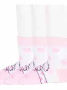 Комплект из 3 пар детских махровых носков Брестские (БЧК), 3-14С3060, рис. 165, БЛЕДНО-РОЗОВЫЕ