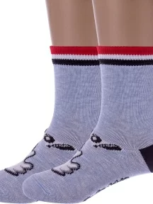 Комплект из 2 пар детских носков Conte kids, 2-17С-10СП, рис. 466, СВЕТЛО-ГОЛУБЫЕ