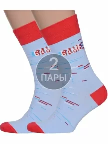 Комплект из 2 пар мужских носков MSCLUB №М26, 2-nm-299, "GAME"