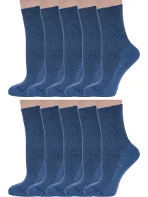 Комплект из 10 пар женских медицинских носков Dr. Feet ДЖИНС (10-15DF6)