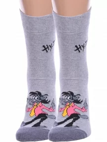 Комплект из 2 пар мужских носков Брестские (БЧК), 2-23С2155, рис. 499, СЕРЫЕ МЕЛАНЖ