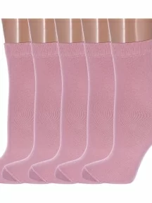 Комплект из 5 пар детских носков Conte kids, 5-5С-11СП, рис. 000, СВЕТЛО-РОЗОВЫЕ