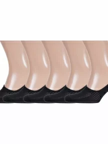 Комплект из 5 пар подследников унисекс Альтаир, 5-С196, ЧЕРНЫЕ