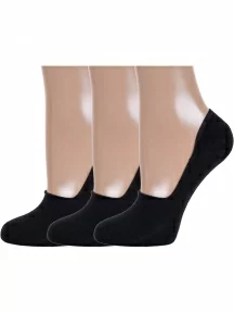 Комплект из 3 пар женских носков Conte, 3-16С-12СП, рис. 000, ЧЕРНЫЕ