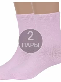 Комплект из 2 пар детских носков ХОХ СВЕТЛО-РОЗОВЫЕ (2-d-1227)