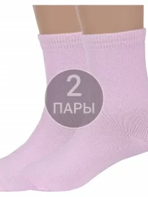 Комплект из 2 пар детских носков ХОХ, 2-d-1227, СВЕТЛО-РОЗОВЫЕ
