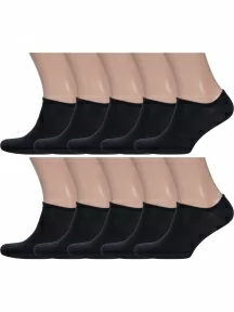 Комплект из 10 пар мужских носков Брестские (БЧК), 10-15С2315, рис. 000, ЧЕРНЫЕ