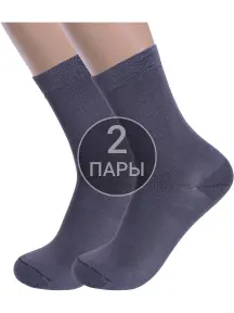Комплект из 2 пар детских носков Альтаир ТЕМНО-СЕРЫЕ (2-А94)