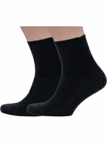 Комплект из 2 пар мужских медицинских носков Dr. Feet ЧЕРНЫЕ (2-16DF1)