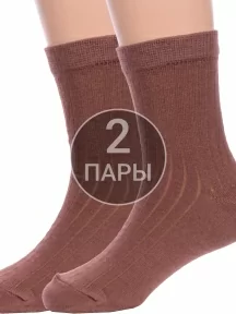 Комплект из 2 пар детских носков Альтаир, 2-М20, ШОКОЛАДНЫЕ