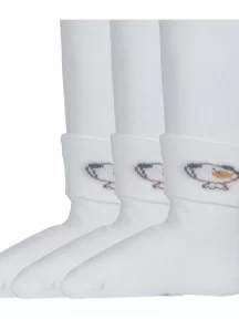 Комплект из 3 пар детских носков RuSocks (Орудьевский трикотаж), 3-Д3-130091М, Ecru, СВЕТЛО-КРЕМОВЫЕ